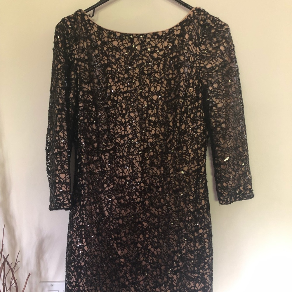 A sequence cocktail dress